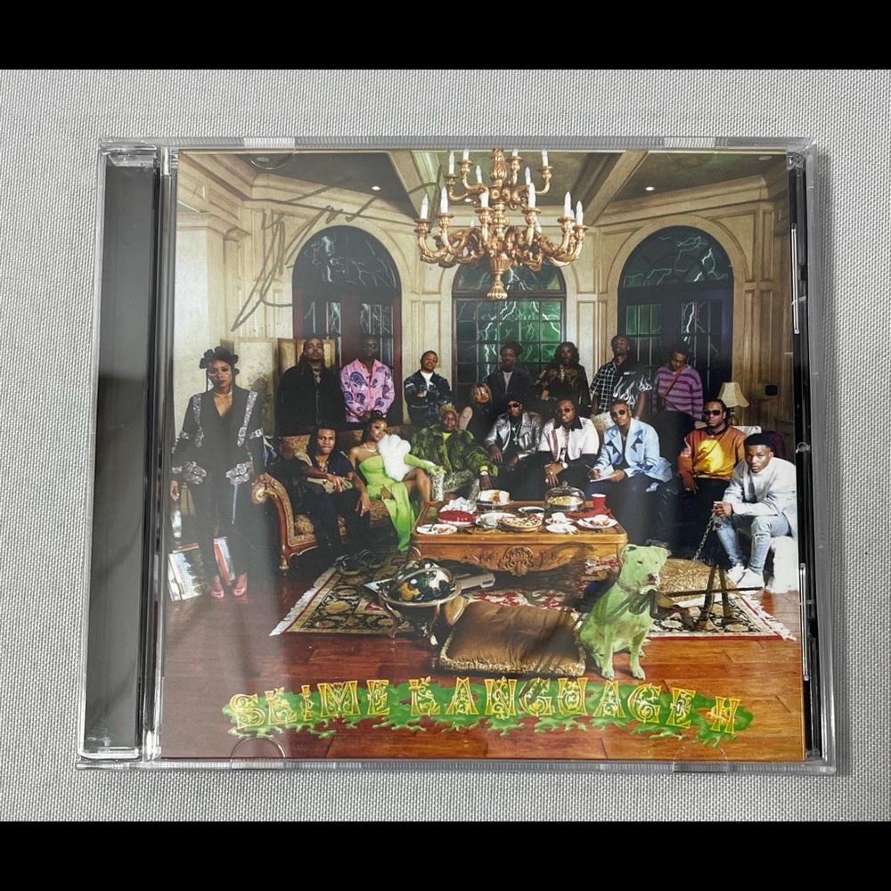 Slime Language 2 CD Signed By Young Thug & Gunna